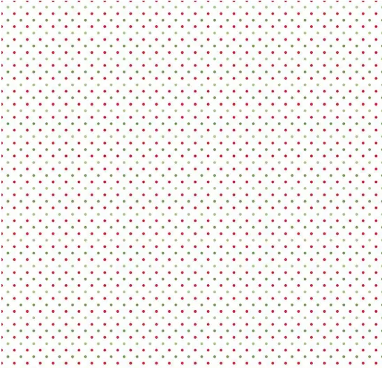 Swiss Dot On White Christmas