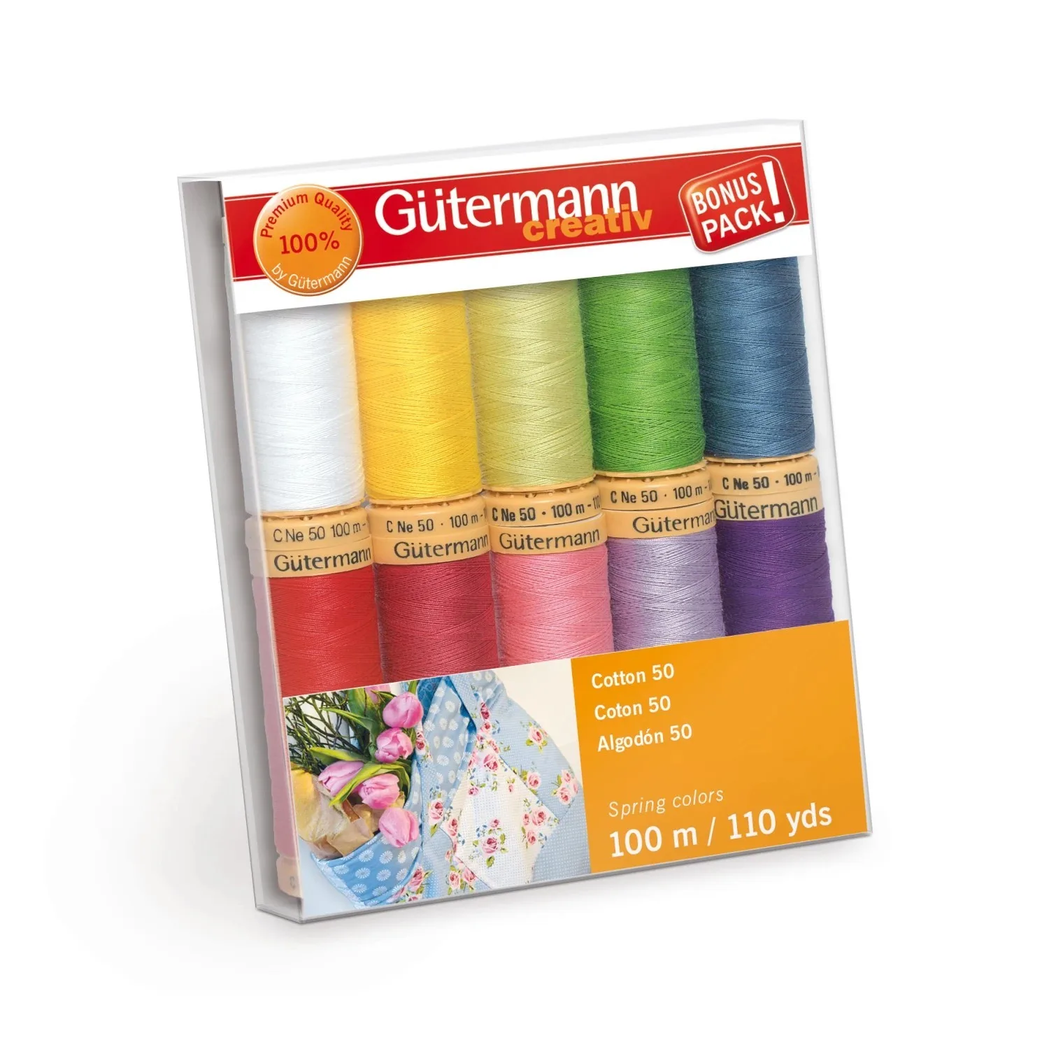 Gutermann Cotton 50 Basics Kit - Spring