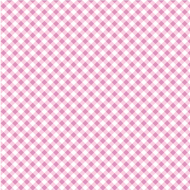 Sweet Gingham Basic - Petal