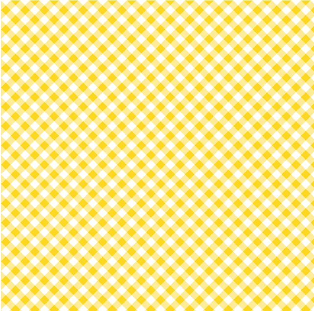 Sweet Gingham Basic - Butter